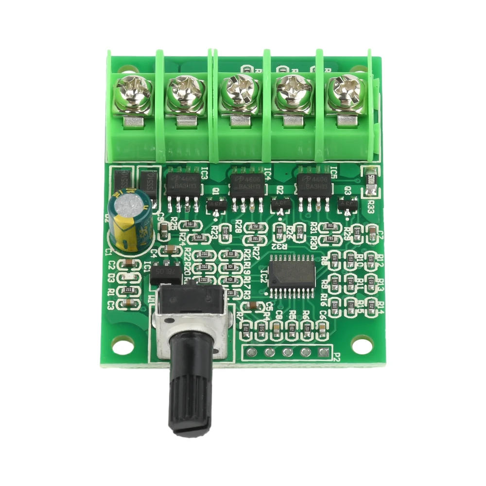 DC 6V-24V 12V Brushless Motor Driver Board BLDC Speed Controller 3 Phase Governor Hallless Switch Module
