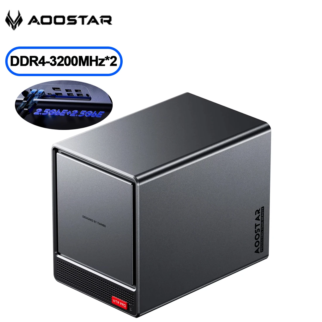 新品　AOOSTAR R7 ミニPC AMD5825U 32GB ROM 1TB AOOSTAR WTR Pro AMD R7 5825U Mini PC 32GB + 1TB