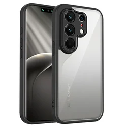 Tecno Camon 50 Ultra Protective Air Cushion Clear Matte Back Cover Case for Tecno Camon 50 Pro (Black)