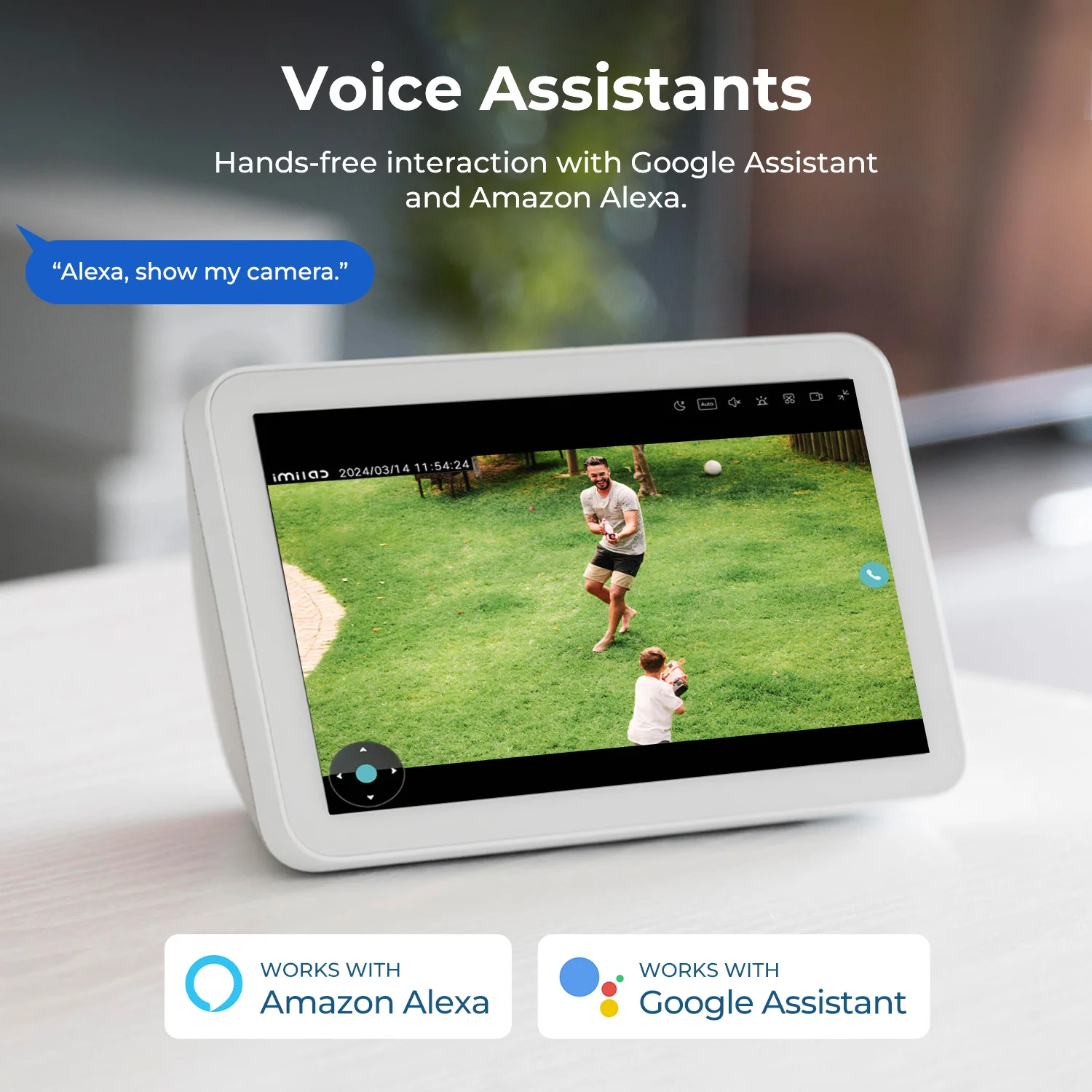 IMILAB EC5 -Smart Security System Kit, Outdoor Video Surveillance, Wireless App Control, Floodlight Camera, Wi-Fi, 2K 6