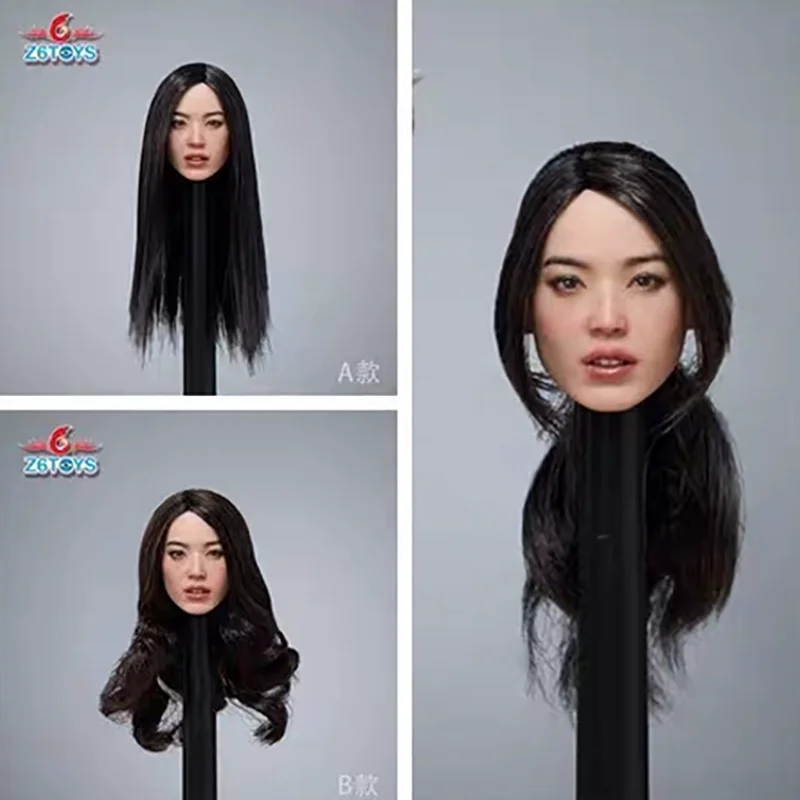 

Z6TOYS Z-001 1/6 Scale Asian Women Star Girl Head Sculpt Model 12" Action Figure Toy Accessories