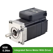 

90W Nema 23 Integrated Servo Motor with Driver 3000RPM 0.3Nm 20-50VDC Brushless DC Mini Servo Motor and Driver