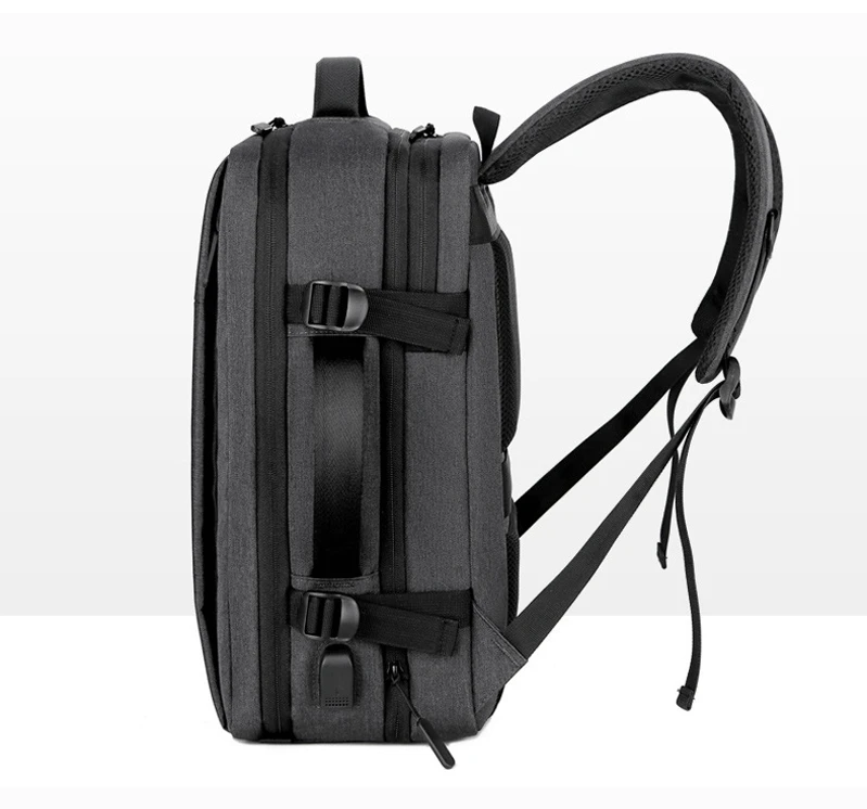 Klassische Reise rucksack Männer Business Rucksack Schule erweiterbare USB-Tasche große Kapazität Laptop wasserdichte Mode Rucksack