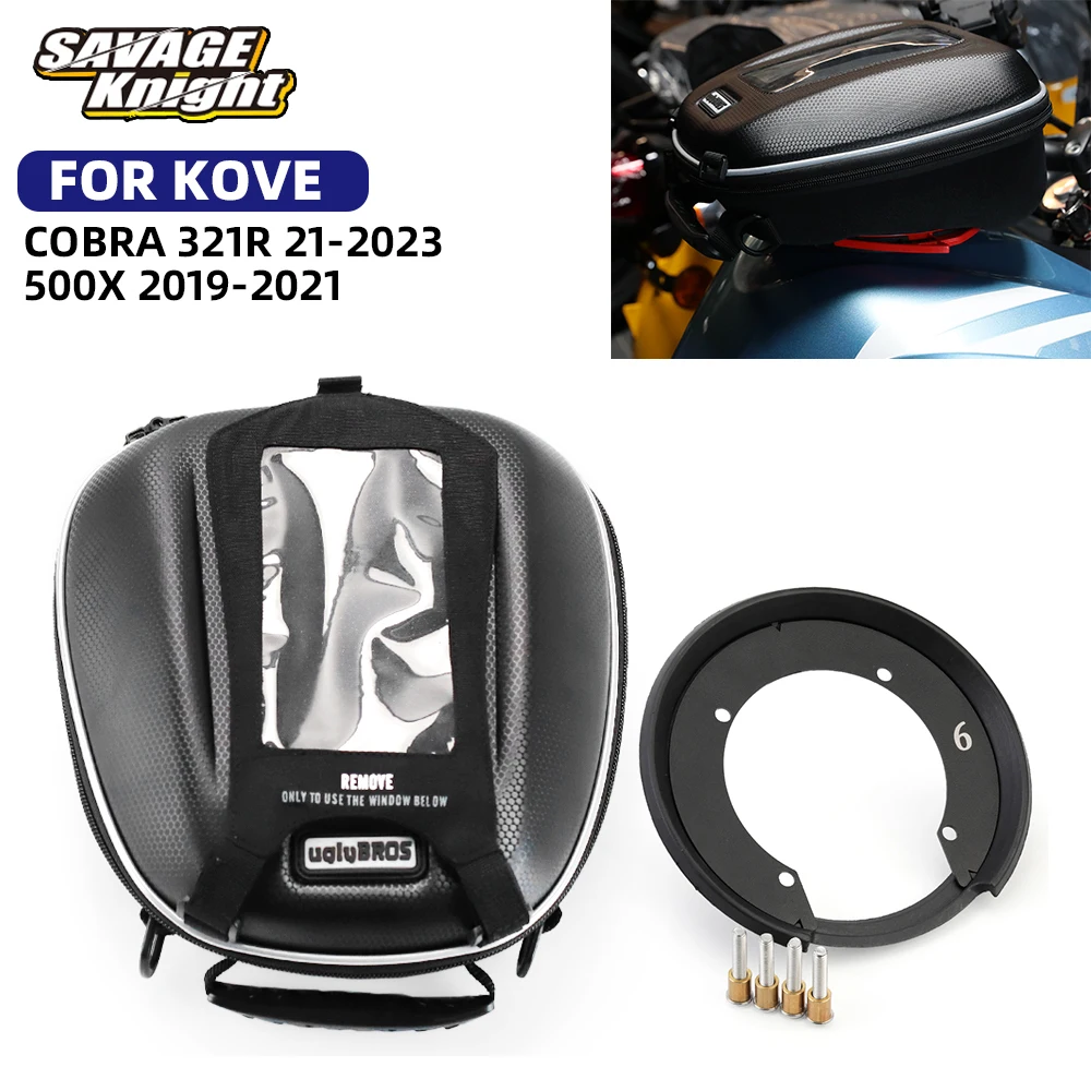 

For KOVE 500X Cobra 321R Fuel Tank Bag Racing Luggage Bag Tanklock Waterproof Motorcycle Backpack Storage Box GPS Navigation
