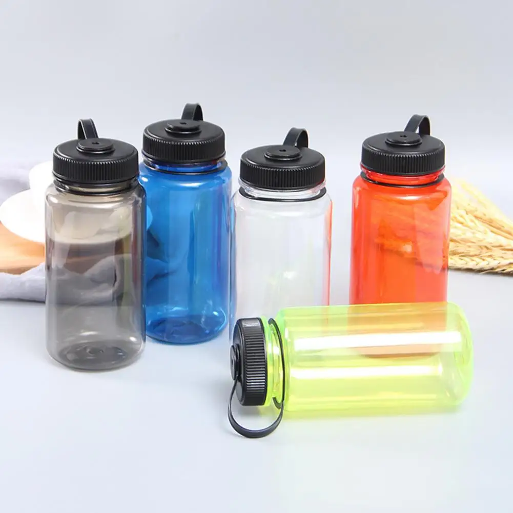 Sports Bottle 20 Oz Portable Sports Drink Bottles Cups Bike Water Bottles with Handle for School Gym Hike Camping Cycling 600ML