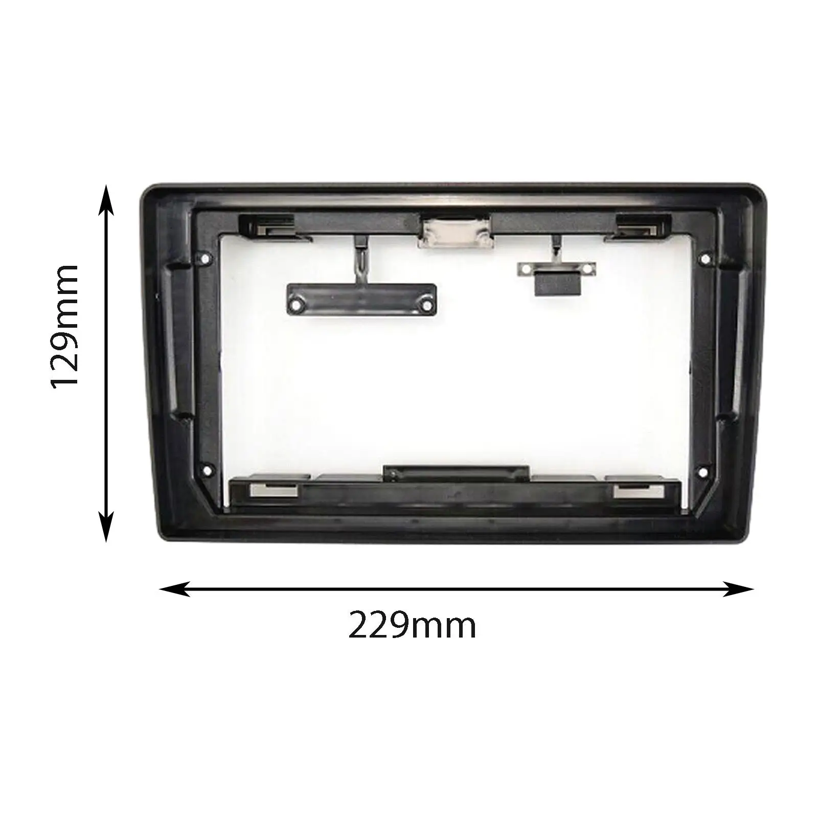 Car Radio Frame Fascia Panel Black Replace Parts DVD Navigation Audio Frame