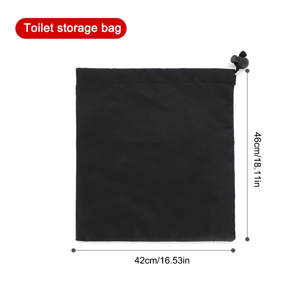 Car Toilet Bucket Trash Can Portable Toilet Stool for Tour Emergency Self-driving for Car Truck Camping Hiking Fishing Long Trip 5
