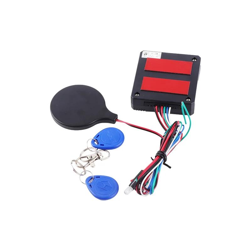 Motorcycle ID Card Lock Anti-theft Security Alarm System Smart Induction Invisible Alarm Sensor sw 420 normally closed vibration sensor module for alarm system diy smart vehicle robot helicopter airplane aeroplane boart car