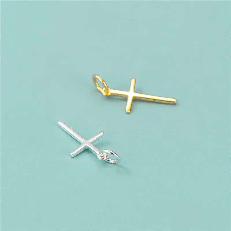 925 Sterling Silver Fashion Faith Cross Charm Pendant, pendant necklace,silver necklace,silver pendant,silver necklace charms