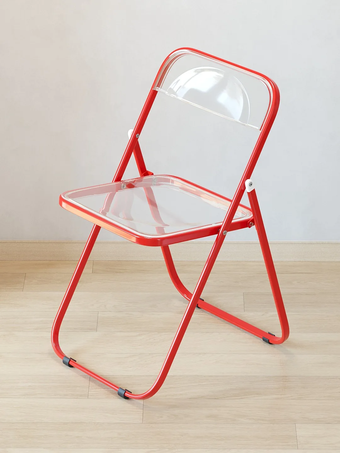 Silla transparente de tocador, taburete de maquillaje de cristal acrílico  moderno y simple, silla transparente, respaldo para el hogar, red roja para