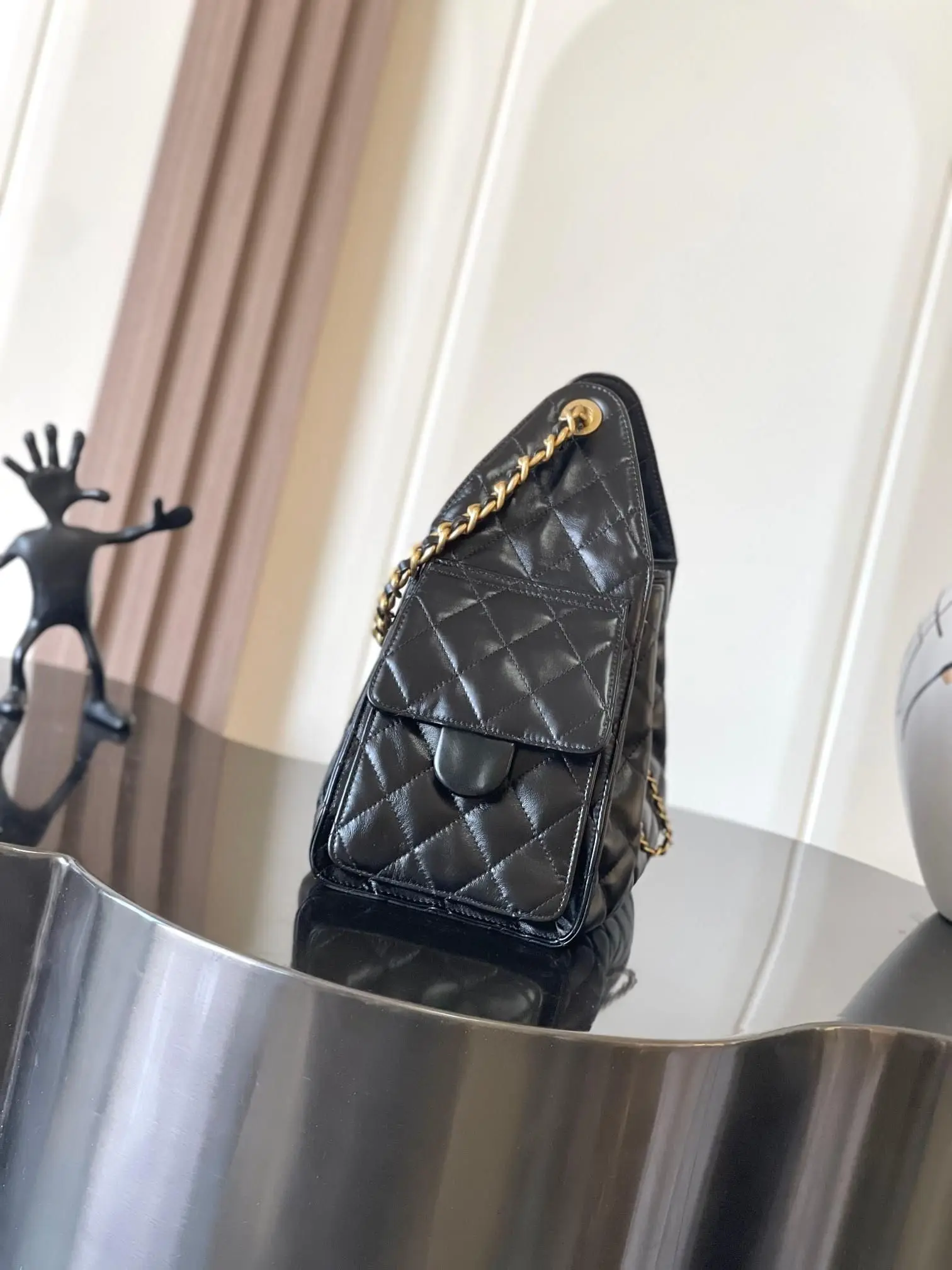 Caviar Cowhide Leather Shoulder Bag Strap