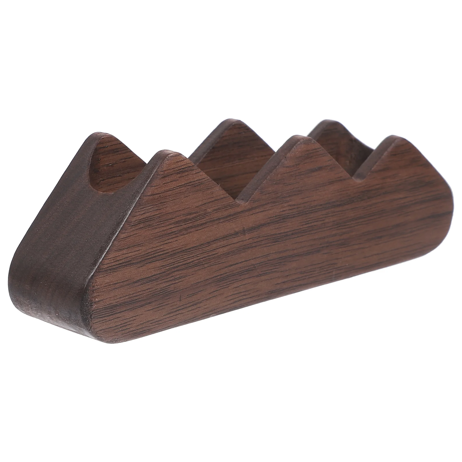 

Business Card Storage Box Insurance Holder for Gift Organizer Stand Wooden Display