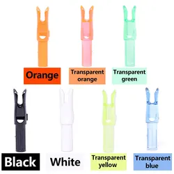 Huntingdoor 20pcs ID 6.2 mm Arrow Nocks Internal For Carbon Fiberglass Arrow Shaft ID 6.2mm DIY Archery Accessory