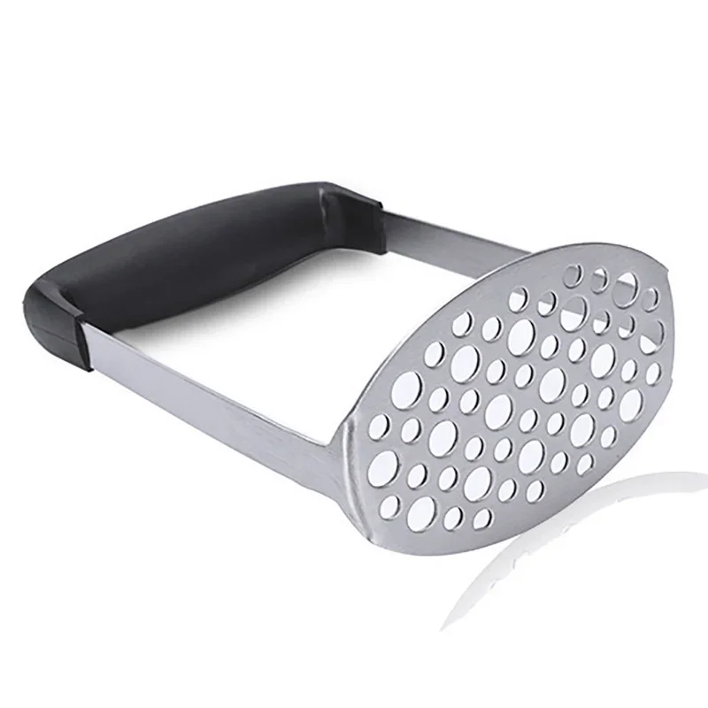 Stainless Steel Potato Pusher Pressed Potato Masher Ricer Puree Fruit Juice Maker Smooth Mashed Potatoes Crusher Kitchen Gadget