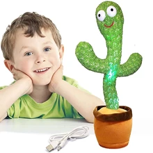 

Dancing Cactus Electron Plush Toy Stuffed Doll Babies Cactus That Can Sing English Spanish And Dance Voice Interactive Baby Gift