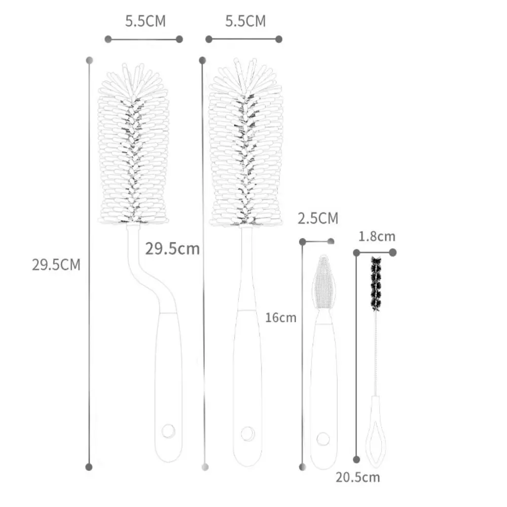 Silicone Baby Bottle Brush for Cleaning