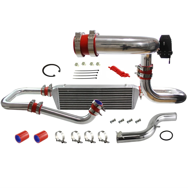 Front Intercooler Kit & Bov For Acura Integra D15d16 B16 B18 9093 Dc2