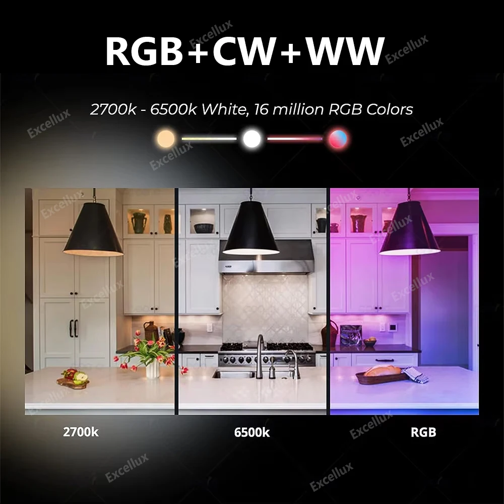 EWelink E27 E14 GU10 전구 WiFi Zigbee, 디밍이 가능한 조명 LED 램프 3000-6500k RGB, LED 전구, Alexa가 포함된 촛불 램프 스포트 라이트 음성