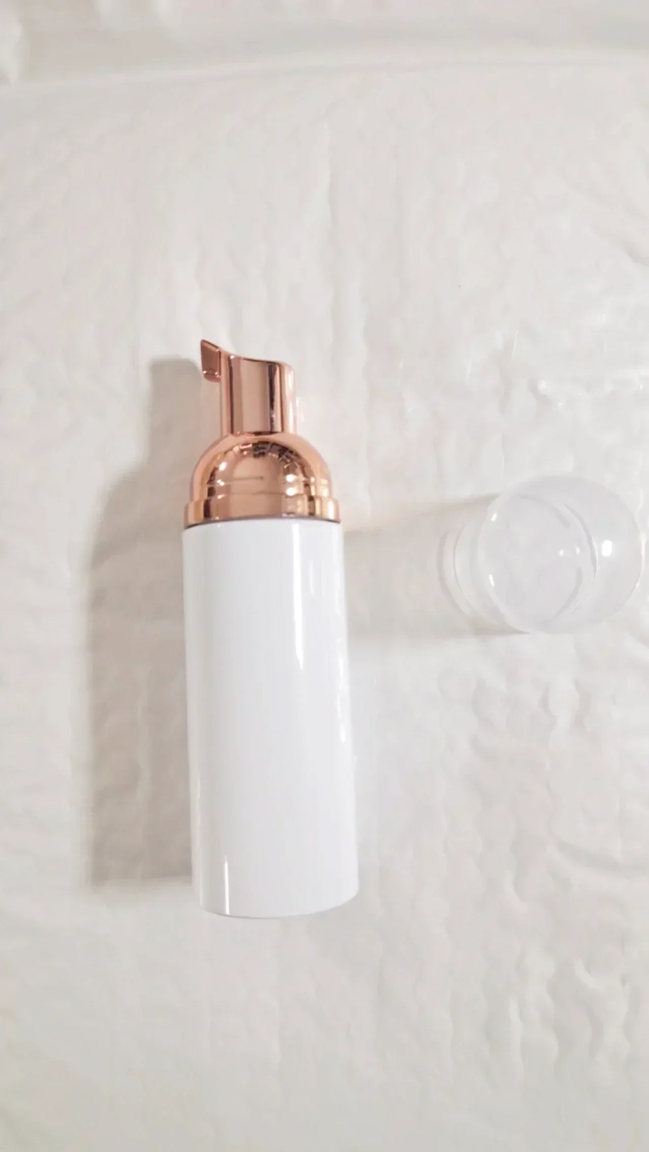 Plastic Squeeze Bottles 10/30/50pcs Plastic Foam Bottle Dispenser Foam Eyelash Cosmetic Pump Bottle Empty Face Cleaner Soap Rose Gold