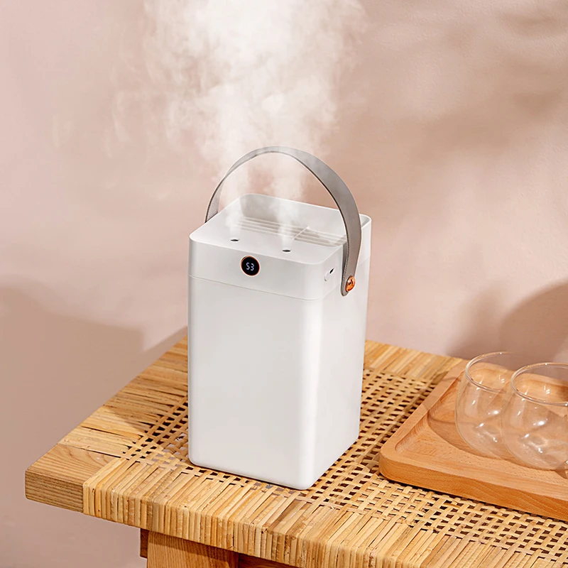 

3L Air Humidifier High-capacity Double Spray Aroma Diffuser With Humidity Display Cool Mist For Bedroom Home Plants Purifier