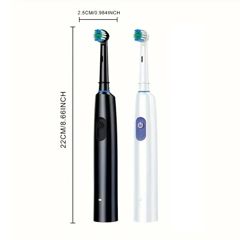 Electric Toothbrush Electric Toothbrush Rotary Rechargeable for Adults Rotating Toothbrushes with 8 Soft Brush Heads