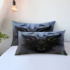 Dragon Duvet Cover Set 3D Flying Dragon Printed Bedding Quilt Cover Set 3 Pieces Soft Microfiber Bedding Quilt Cover with Zipper 3