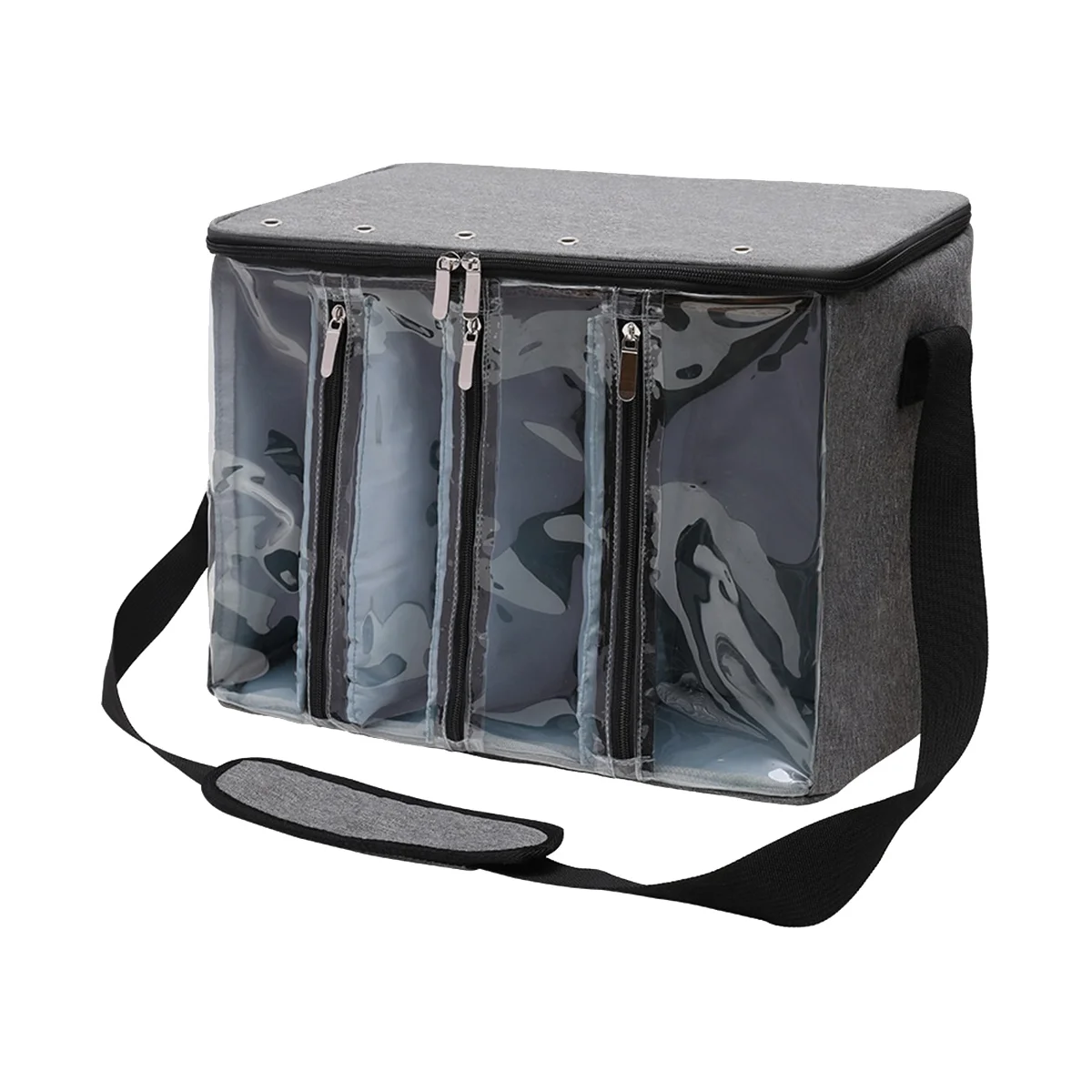 

Visible Yarn Storage Bag with Adjustable Straps Crochet Yarn Tote Bag Yarn Ball Holder Bag Knitting Yarn Storage Bag