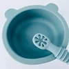 Baby Spoon Fork Set Food Grade Silicone Sticky Spoon Children Cutlery Training Spoon Feeding Tableware Soft Kitchen Accessories 3