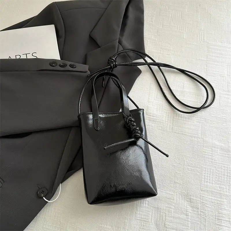 PU Leather Mini Crossbody Bag For Women 2025 New Fashion Luxury Shoulder Bags Female Simple Retro Handbags And Purses