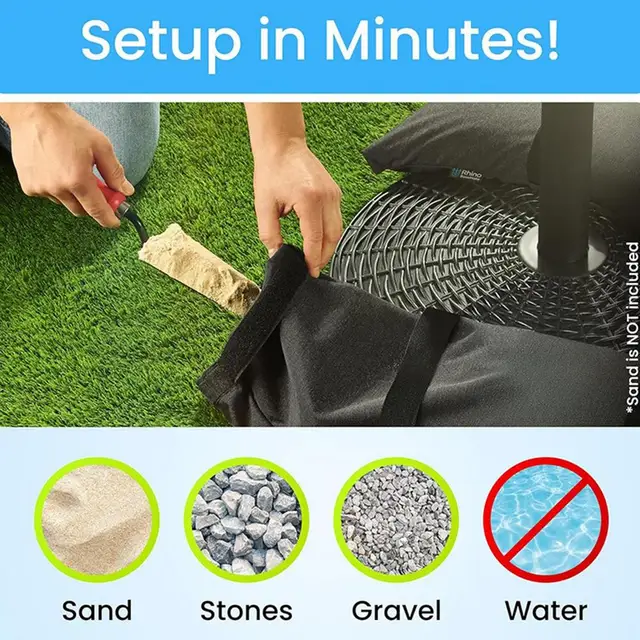 Sacchi Sabbia Per Treppiedi Fotografia - Set Di 2 Con Moschettone, Poliestere Arancione - Foto 9