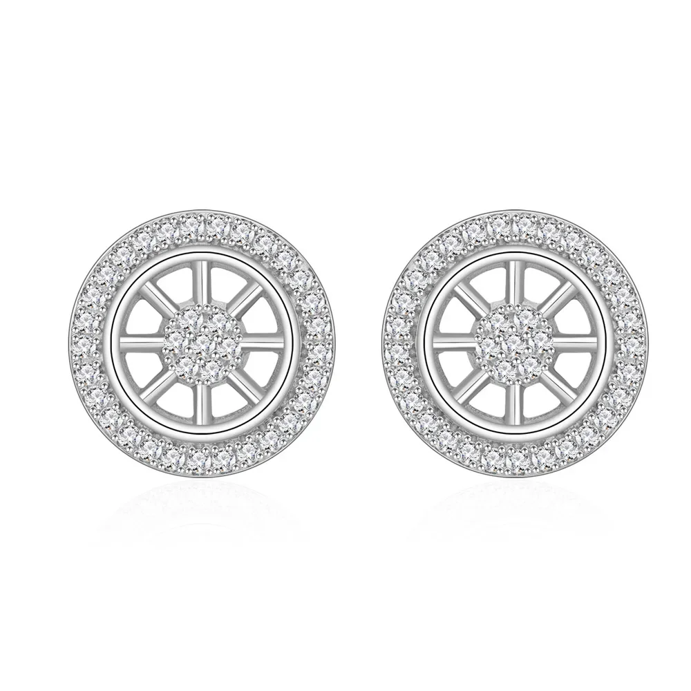 

2023 Winter New Dream Catcher Earrings for Women S925 Pure Silver Micro Set with Full Diamond Earrings Small and Versatile