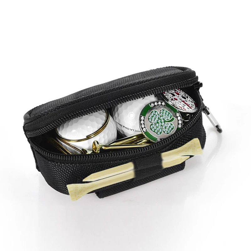 GOING Out of BUSINESS Golf Ball and Tee Caddy With Zipper 