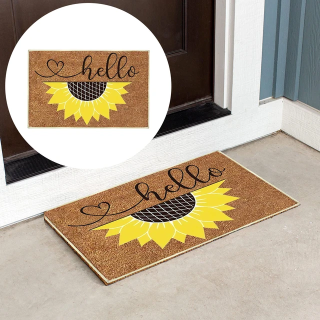 Sunflower Doormat Welcome Mats For Front Door Mat Indoor Entrance