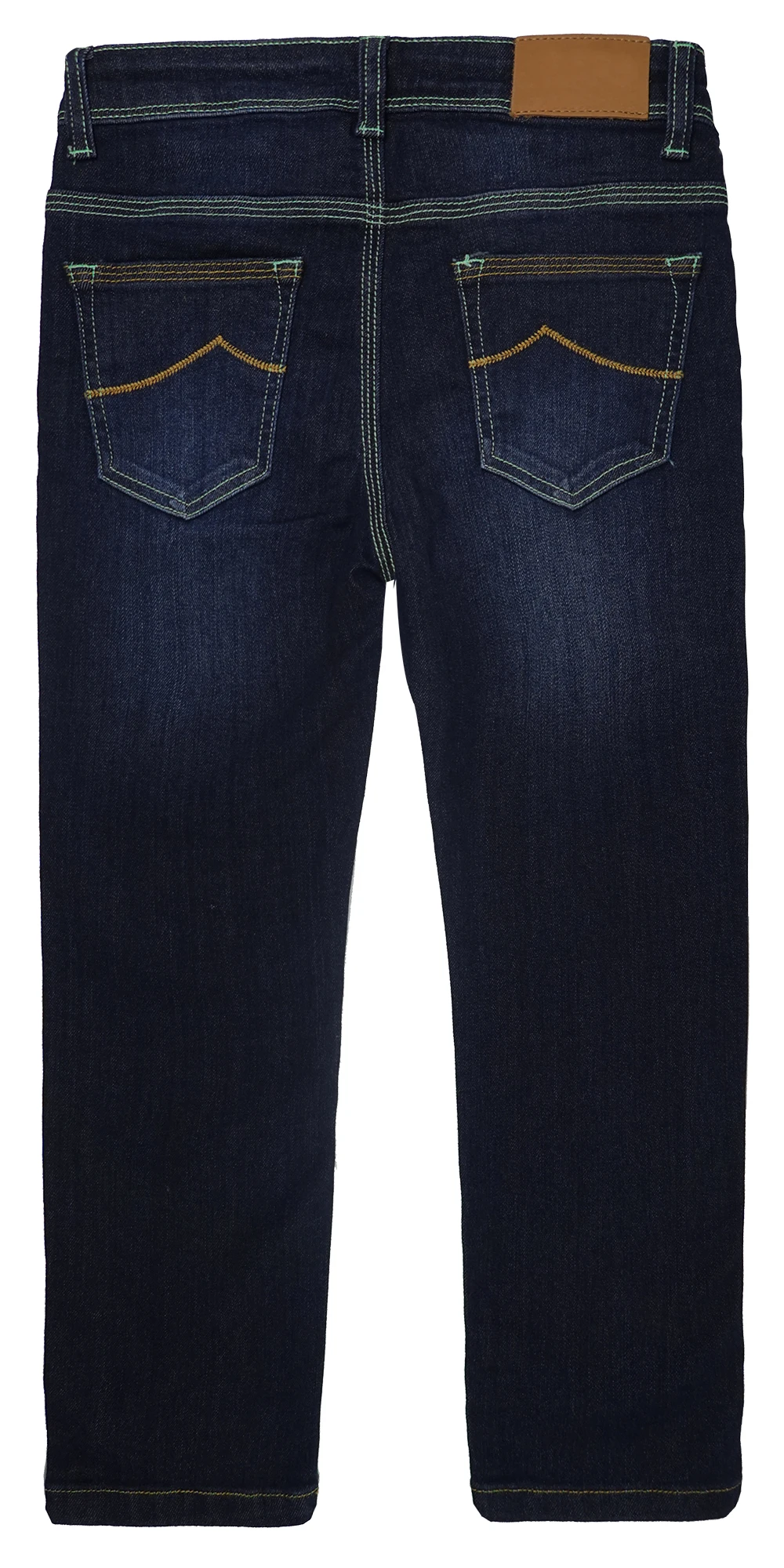 KIDSCOOL SPACE Boys Jeans,Little Kid Elastic Band Inside Slim Fit Denim Pants