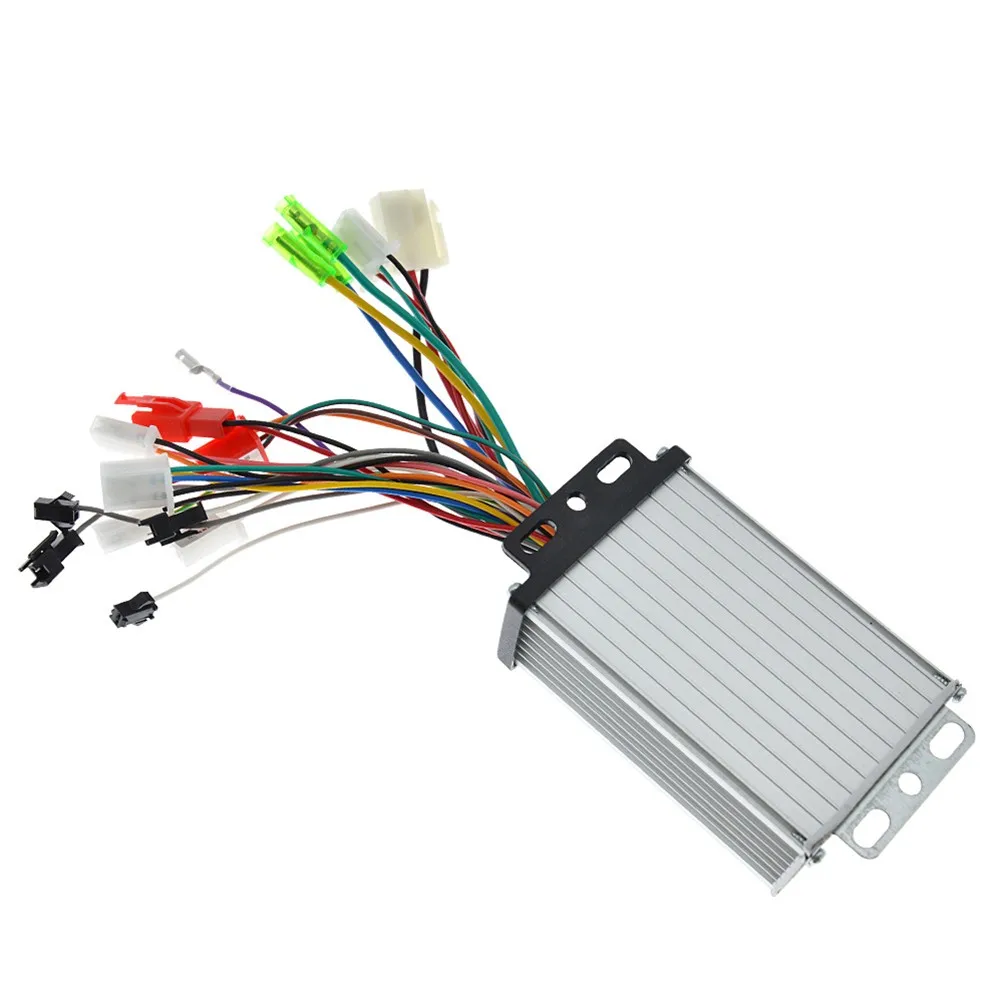 

Контроллер для электрического велосипеда 285g 350W 8,9X5,2X3 см 1 шт Универсальный 36V-48V E-bike скутер Серебряный запасной 17A инструмент