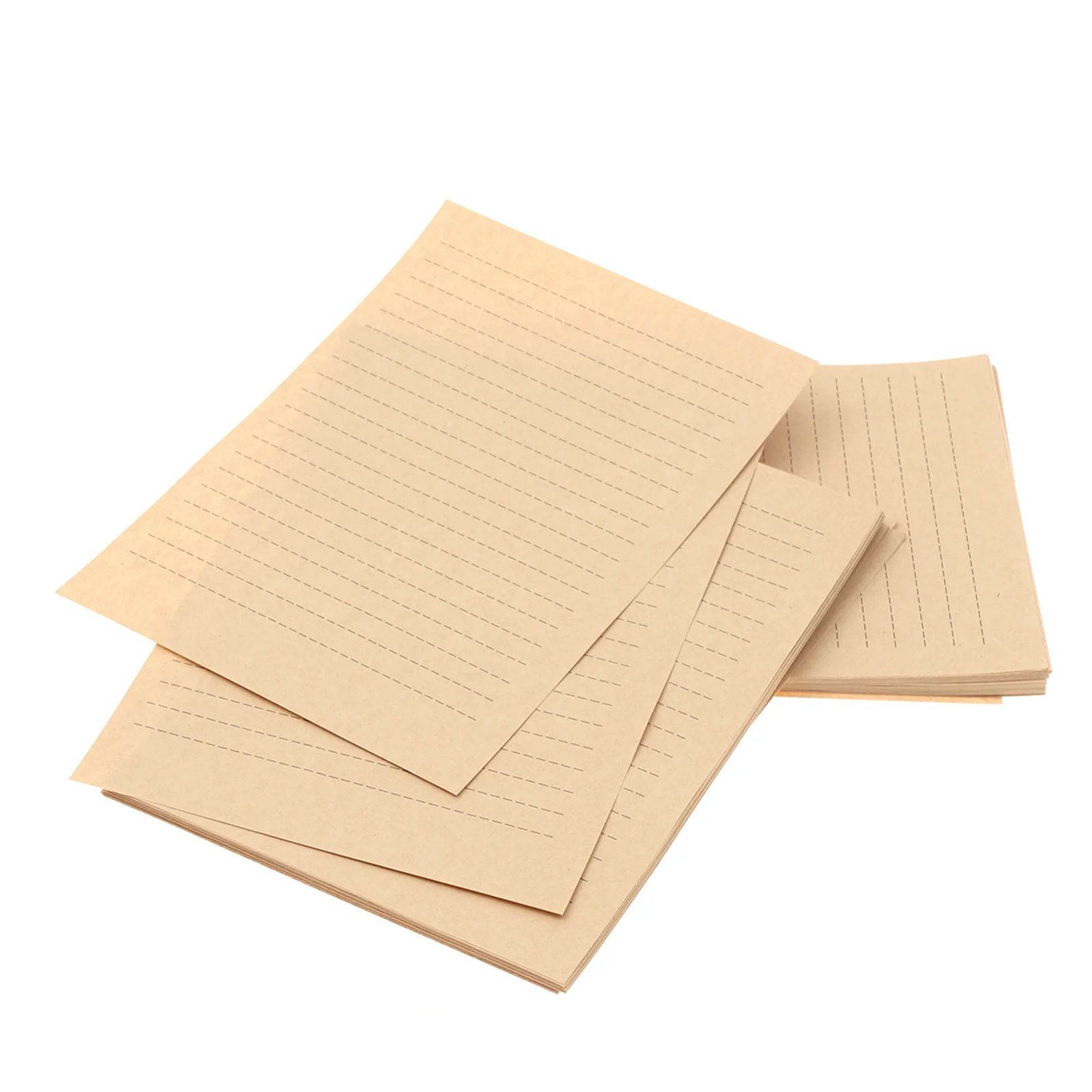 A4 Vintage Blank Kraft Letter Paper Retro Writing Papers A5 Lined Stationery Paper Letter Sets