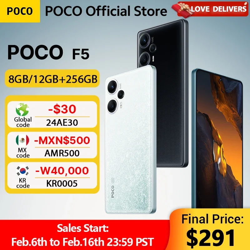 POCO F5 8GB/256GB ブラック Snapdragon 7+Gen2