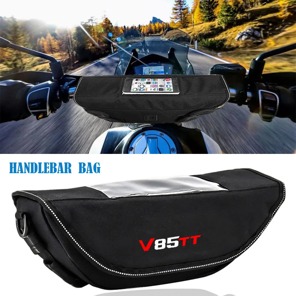 

For Moto Guzzi V85 TT V85TT Centenario Travel Motorcycle Accessories Waterproof Bag Storage Handlebar bag Travel Tool bag