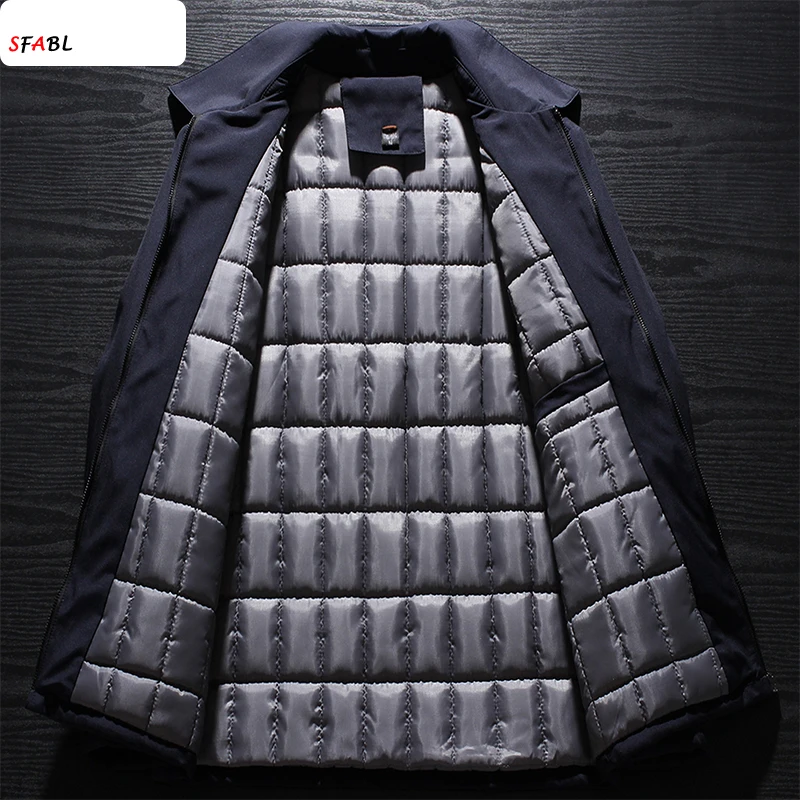 بليزرات مبطنة دافئة للرجال سترة شتوية فاخرة سترات...