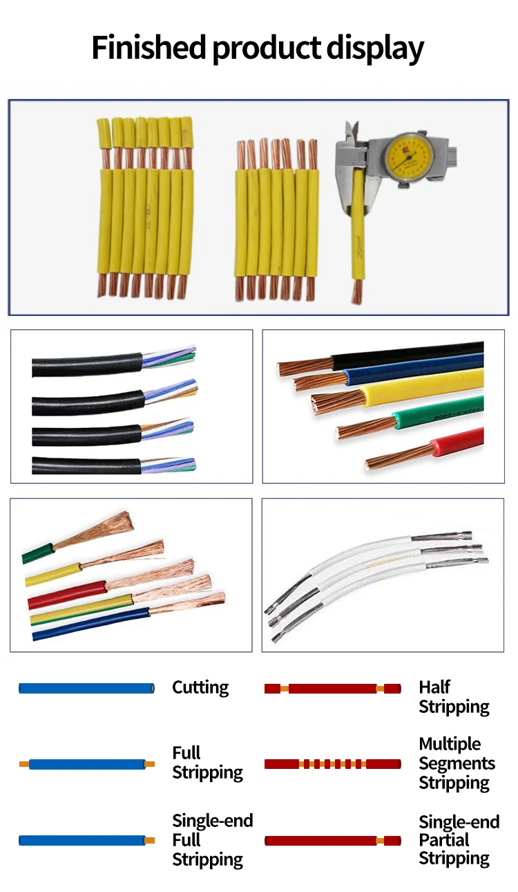 JH-608-MAX1-4N Automatic Wire Stripping Machine Computer Type Stripping Tool for