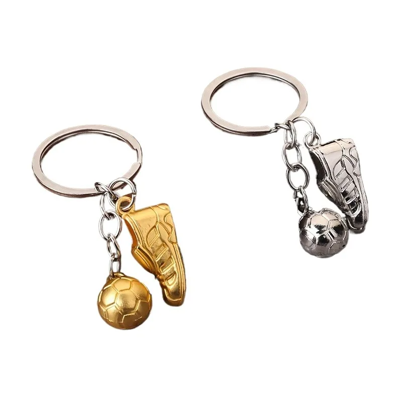 Football match shoes keychain chain pendant Sports pendant souvenir Golden Boot keychain 3