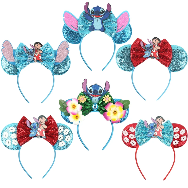 Serre-têtes Paillettes Lilo & Stitch - Accessoires Disney
