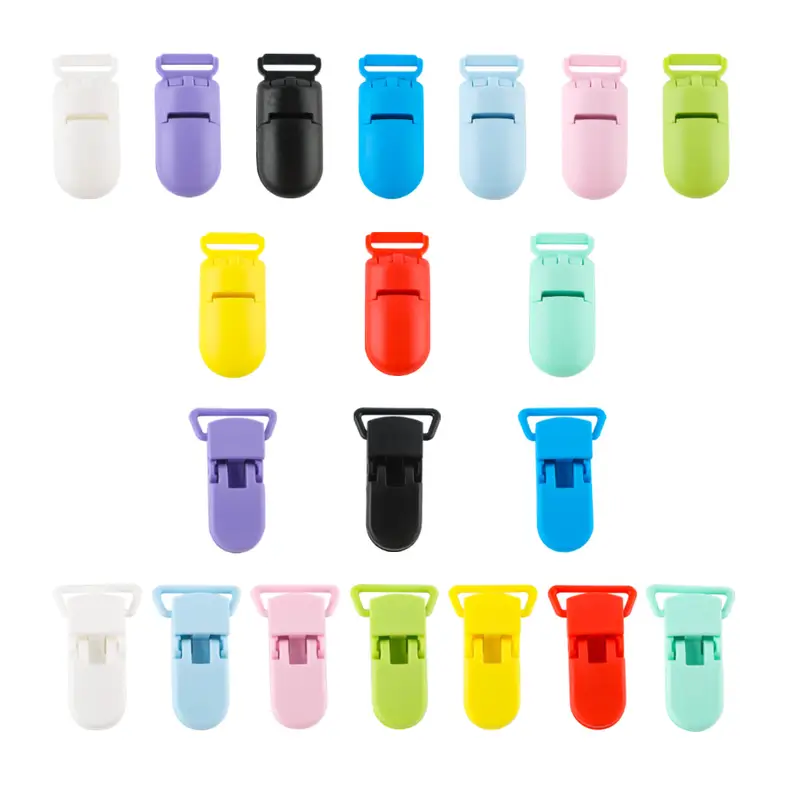 Sunrony 10Pc Plastic Pacifier Clips Holder For DIY Pacifier Chain Necklace Accessories Components For Jewelry Making - Image 4