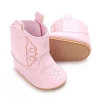 PINK Super Cute Winter Snow Baby Boots Cute Bear Warm Booties For Kids Soft Sole Infant Newborn Toddler Baby Girl Shoes 6