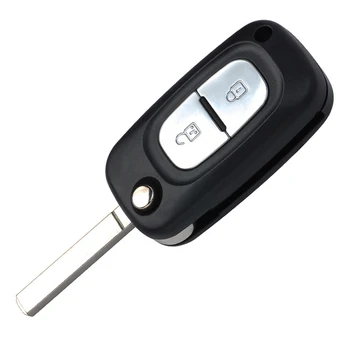 Keyforkess 433MHz PCF7946 sostituzione del Chip pieghevole portachiavi per auto a distanza per Renault Clio 3 Master Kangoo Twingo 2006-2015 - KEYECU 433MHz PCF7946 sostituzione del Chip pieghevole portachiavi per auto a distanza per Renault Clio