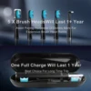 Seago Electric Sonic Toothbrush USB Rechargeable Adult 360 Days Long Battery Life IPX7 4 Replacement Heads Travel Box  SG-575 4
