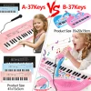 37 Keys Kids Electronic Piano Organ Keyboard with Microphone - Educational Musical Instrument Gift for Children Boy Girl Toddler 6