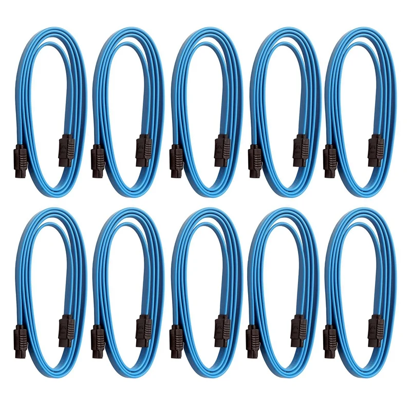 

Кабель SATA SATAIII с двойной головкой и пряжкой, 6 Гбит/с, 1 м