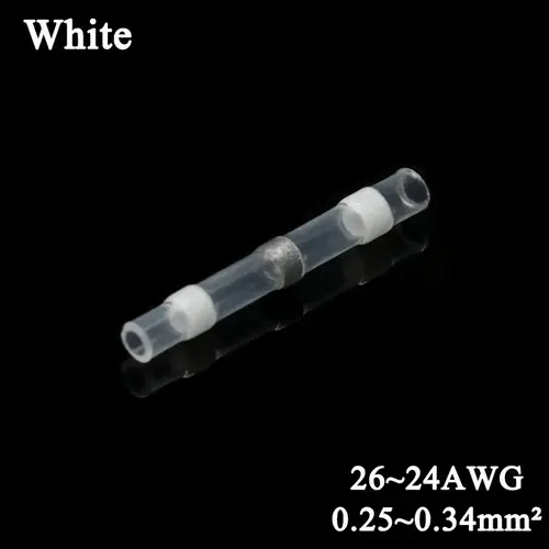10 ~ 500pcs Solder Seal  Wire Connectors Kit Heat Shrink Butt Crimp Terminals Waterproof Electrical Cable Splice Connector - Image 15