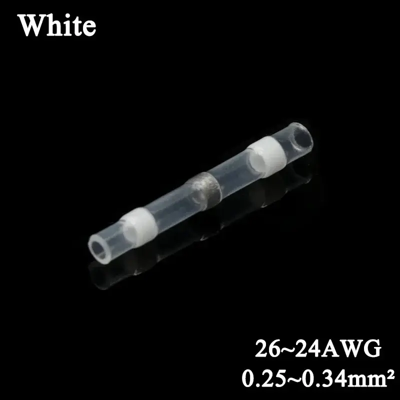 10 ~ 500pcs Solder Seal  Wire Connectors Kit Heat Shrink Butt Crimp Terminals Waterproof Electrical Cable Splice Connector - Image 15